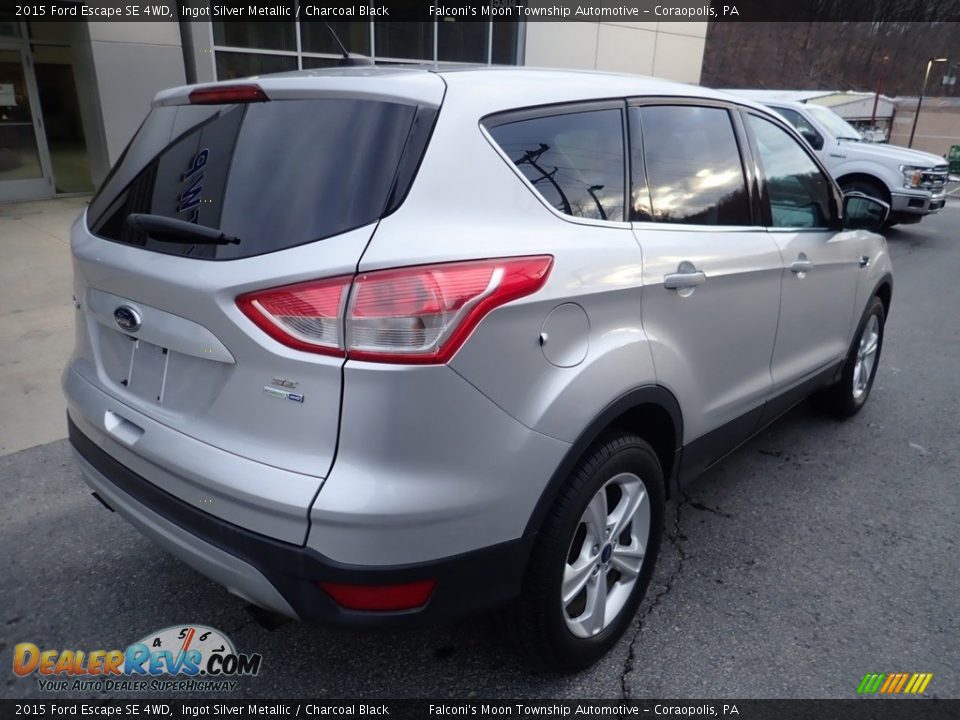 2015 Ford Escape SE 4WD Ingot Silver Metallic / Charcoal Black Photo #2