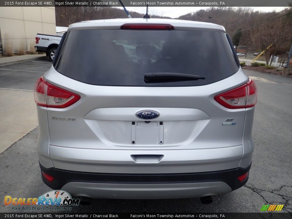 2015 Ford Escape SE 4WD Ingot Silver Metallic / Charcoal Black Photo #3