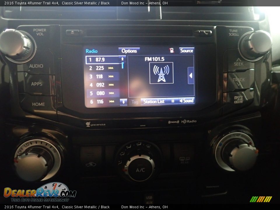 2016 Toyota 4Runner Trail 4x4 Classic Silver Metallic / Black Photo #28