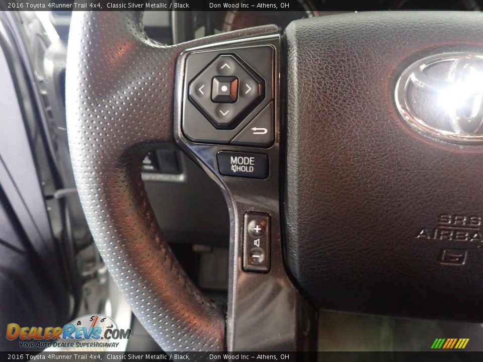 2016 Toyota 4Runner Trail 4x4 Classic Silver Metallic / Black Photo #31