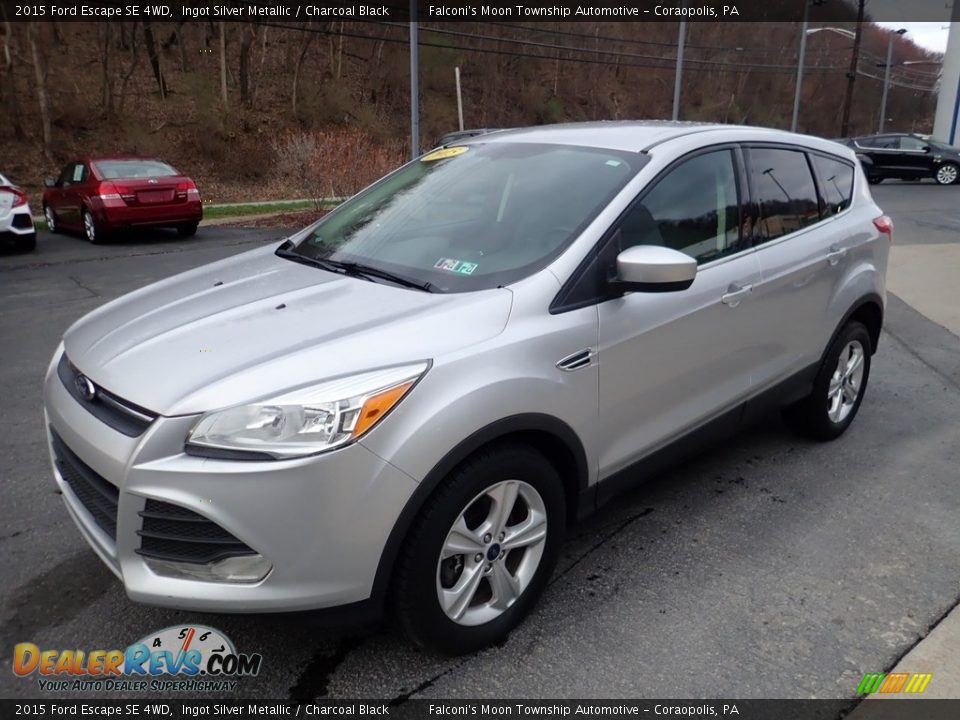 2015 Ford Escape SE 4WD Ingot Silver Metallic / Charcoal Black Photo #7