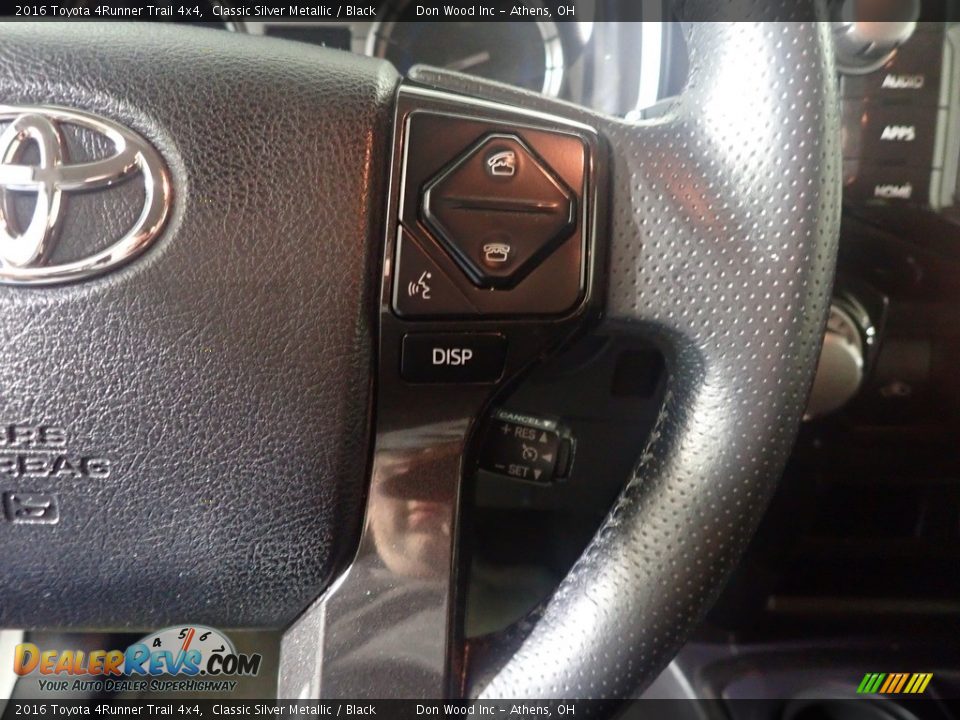 2016 Toyota 4Runner Trail 4x4 Classic Silver Metallic / Black Photo #32