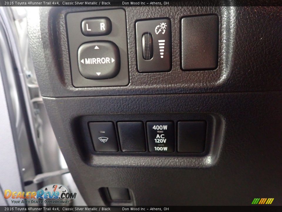 2016 Toyota 4Runner Trail 4x4 Classic Silver Metallic / Black Photo #33