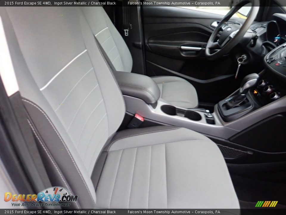 2015 Ford Escape SE 4WD Ingot Silver Metallic / Charcoal Black Photo #11
