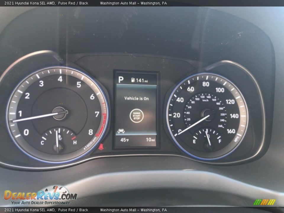 2021 Hyundai Kona SEL AWD Pulse Red / Black Photo #5
