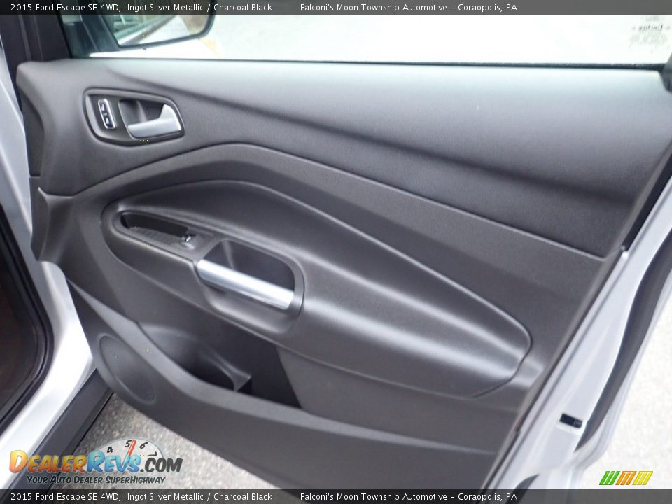 2015 Ford Escape SE 4WD Ingot Silver Metallic / Charcoal Black Photo #13