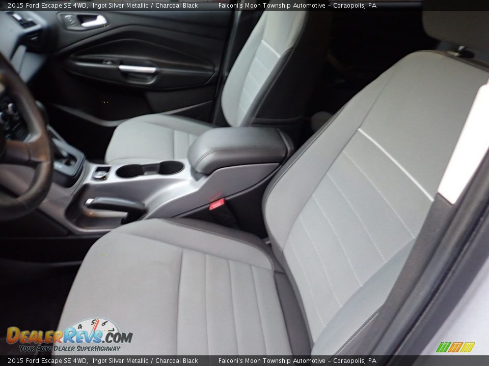 2015 Ford Escape SE 4WD Ingot Silver Metallic / Charcoal Black Photo #15