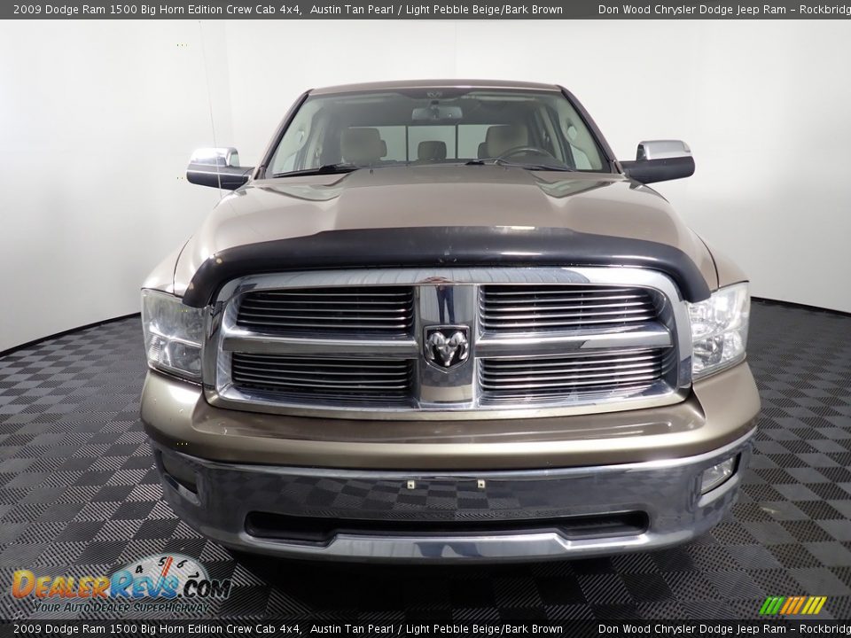 2009 Dodge Ram 1500 Big Horn Edition Crew Cab 4x4 Austin Tan Pearl / Light Pebble Beige/Bark Brown Photo #4