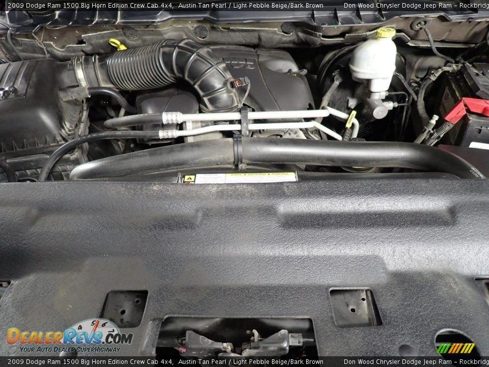 2009 Dodge Ram 1500 Big Horn Edition Crew Cab 4x4 Austin Tan Pearl / Light Pebble Beige/Bark Brown Photo #6