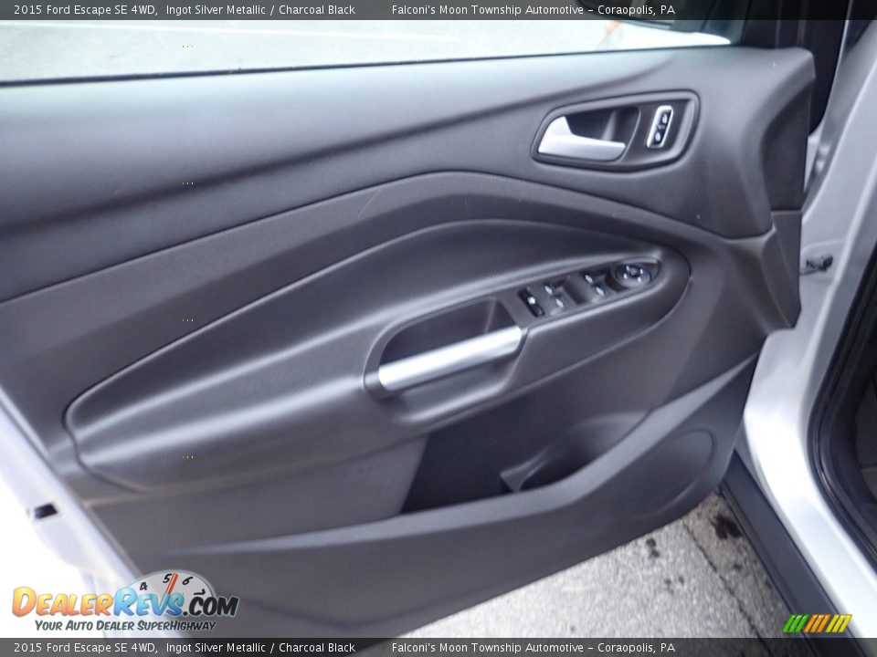 2015 Ford Escape SE 4WD Ingot Silver Metallic / Charcoal Black Photo #19
