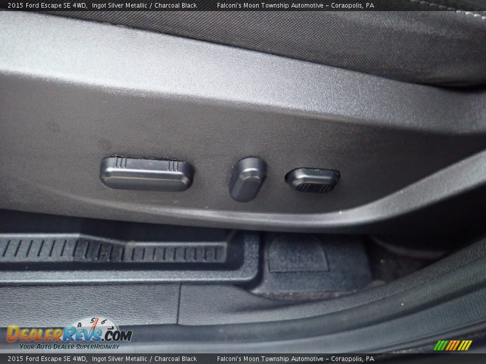 2015 Ford Escape SE 4WD Ingot Silver Metallic / Charcoal Black Photo #20