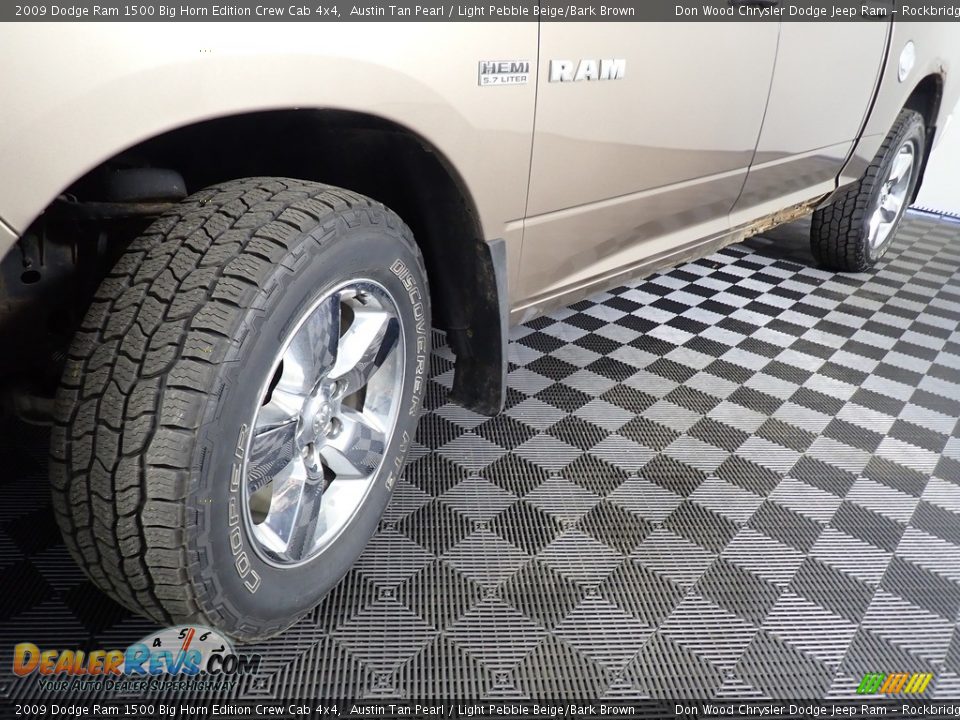 2009 Dodge Ram 1500 Big Horn Edition Crew Cab 4x4 Austin Tan Pearl / Light Pebble Beige/Bark Brown Photo #8