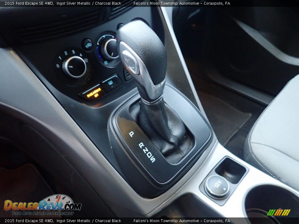 2015 Ford Escape SE 4WD Ingot Silver Metallic / Charcoal Black Photo #21