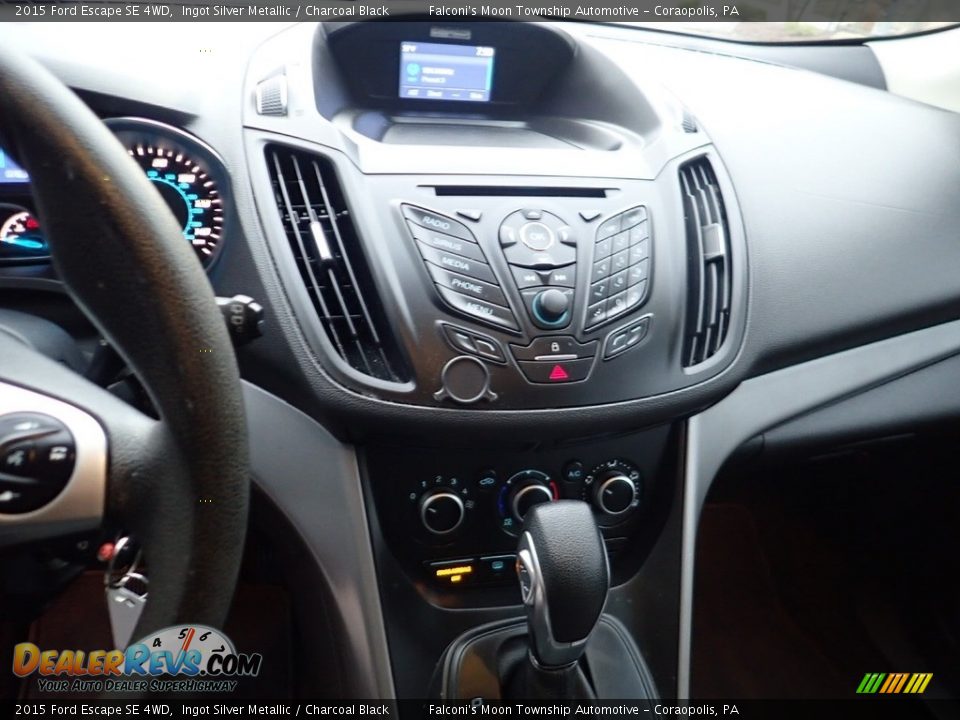 2015 Ford Escape SE 4WD Ingot Silver Metallic / Charcoal Black Photo #22