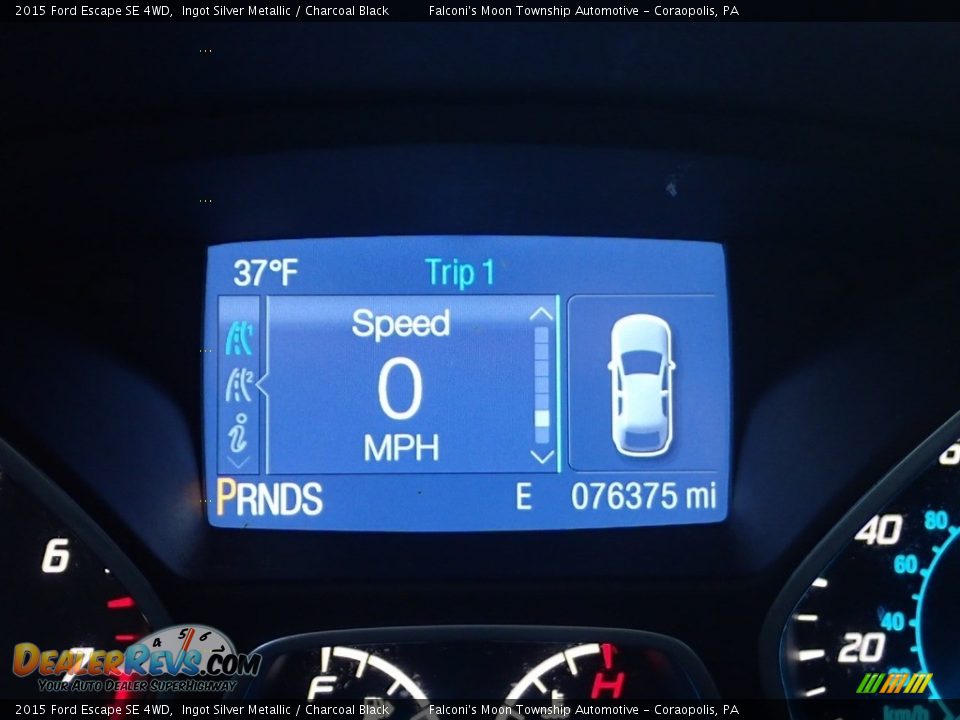 2015 Ford Escape SE 4WD Ingot Silver Metallic / Charcoal Black Photo #24