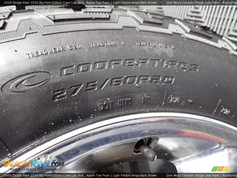 2009 Dodge Ram 1500 Big Horn Edition Crew Cab 4x4 Austin Tan Pearl / Light Pebble Beige/Bark Brown Photo #16