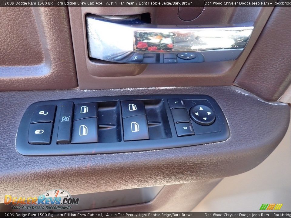 2009 Dodge Ram 1500 Big Horn Edition Crew Cab 4x4 Austin Tan Pearl / Light Pebble Beige/Bark Brown Photo #17