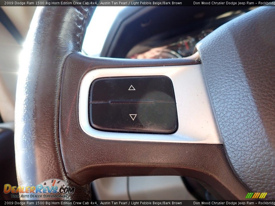 2009 Dodge Ram 1500 Big Horn Edition Crew Cab 4x4 Austin Tan Pearl / Light Pebble Beige/Bark Brown Photo #23