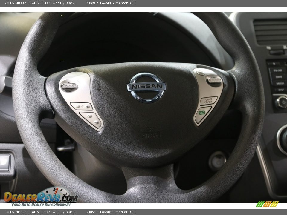2016 Nissan LEAF S Steering Wheel Photo #8