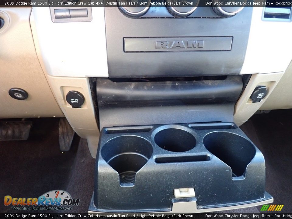 2009 Dodge Ram 1500 Big Horn Edition Crew Cab 4x4 Austin Tan Pearl / Light Pebble Beige/Bark Brown Photo #27