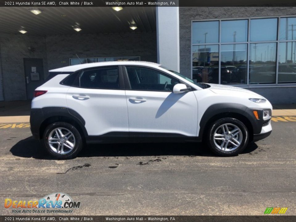 2021 Hyundai Kona SE AWD Chalk White / Black Photo #2