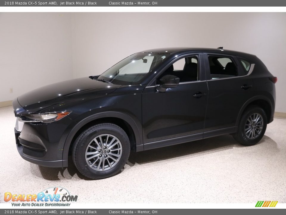 2018 Mazda CX-5 Sport AWD Jet Black Mica / Black Photo #3