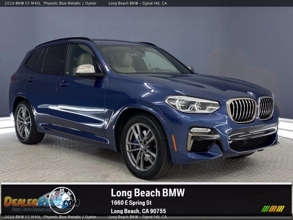 2019 BMW X3 M40i Phytonic Blue Metallic / Oyster Photo #1