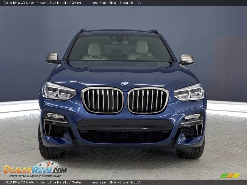 2019 BMW X3 M40i Phytonic Blue Metallic / Oyster Photo #2