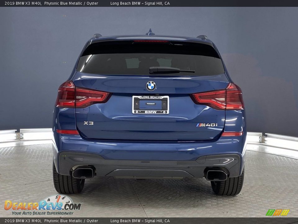2019 BMW X3 M40i Phytonic Blue Metallic / Oyster Photo #4