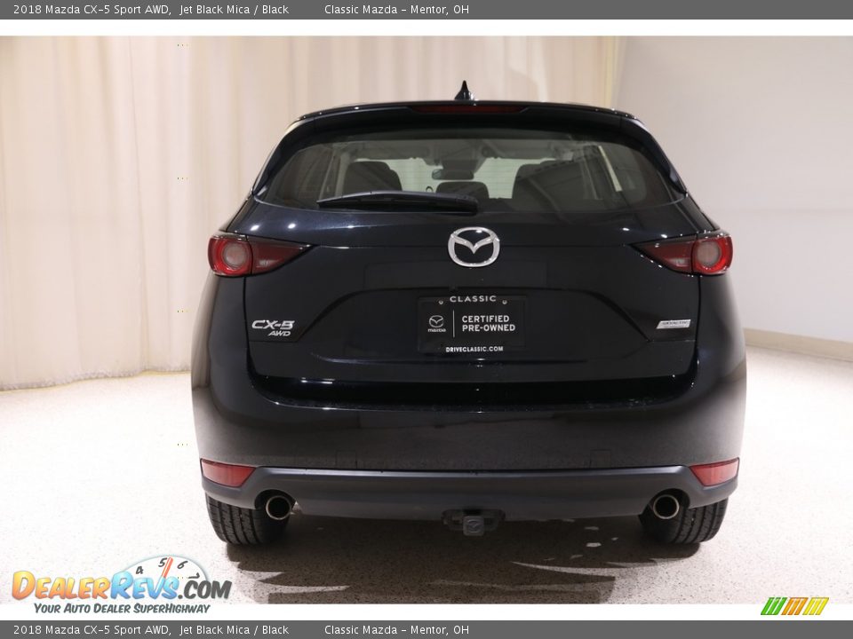 2018 Mazda CX-5 Sport AWD Jet Black Mica / Black Photo #16