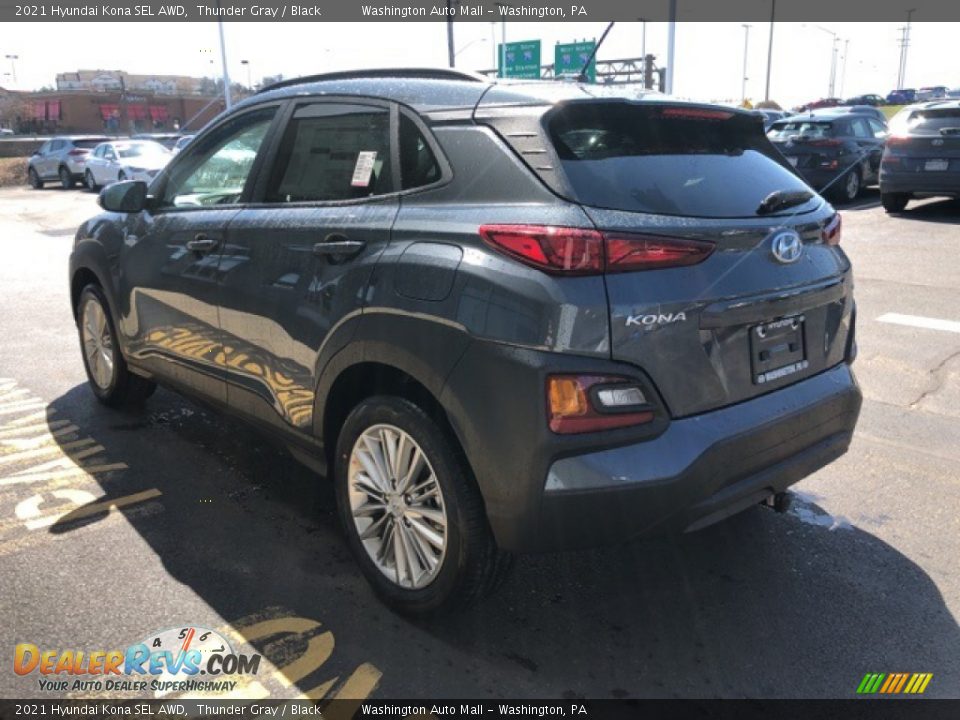 2021 Hyundai Kona SEL AWD Thunder Gray / Black Photo #3