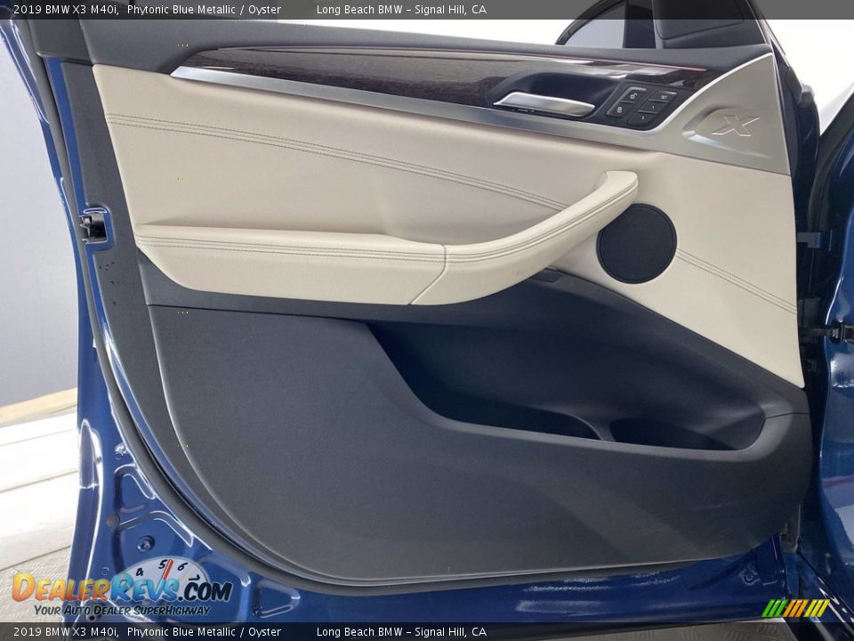 2019 BMW X3 M40i Phytonic Blue Metallic / Oyster Photo #13