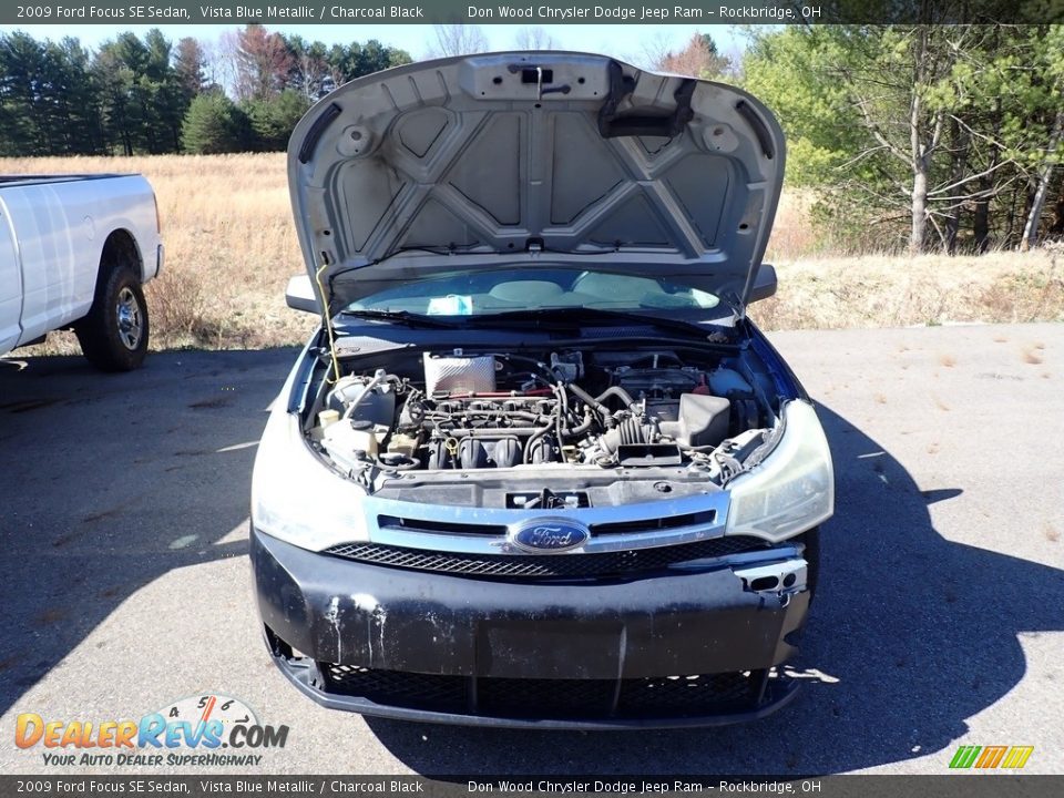 2009 Ford Focus SE Sedan Vista Blue Metallic / Charcoal Black Photo #5
