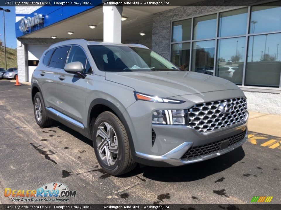 2021 Hyundai Santa Fe SEL Hampton Gray / Black Photo #1