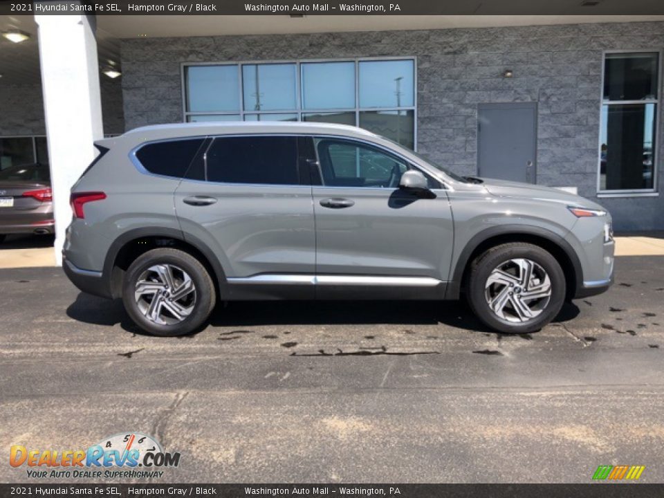 Hampton Gray 2021 Hyundai Santa Fe SEL Photo #2