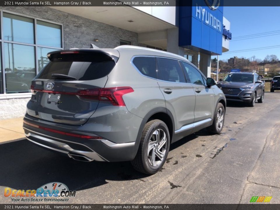 2021 Hyundai Santa Fe SEL Hampton Gray / Black Photo #3