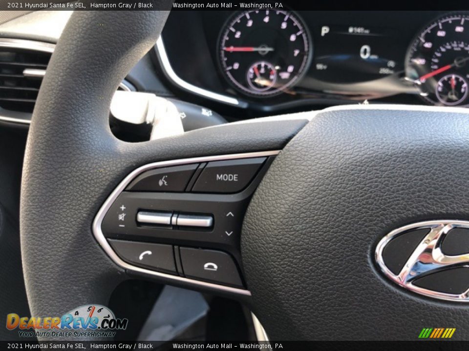 2021 Hyundai Santa Fe SEL Steering Wheel Photo #10