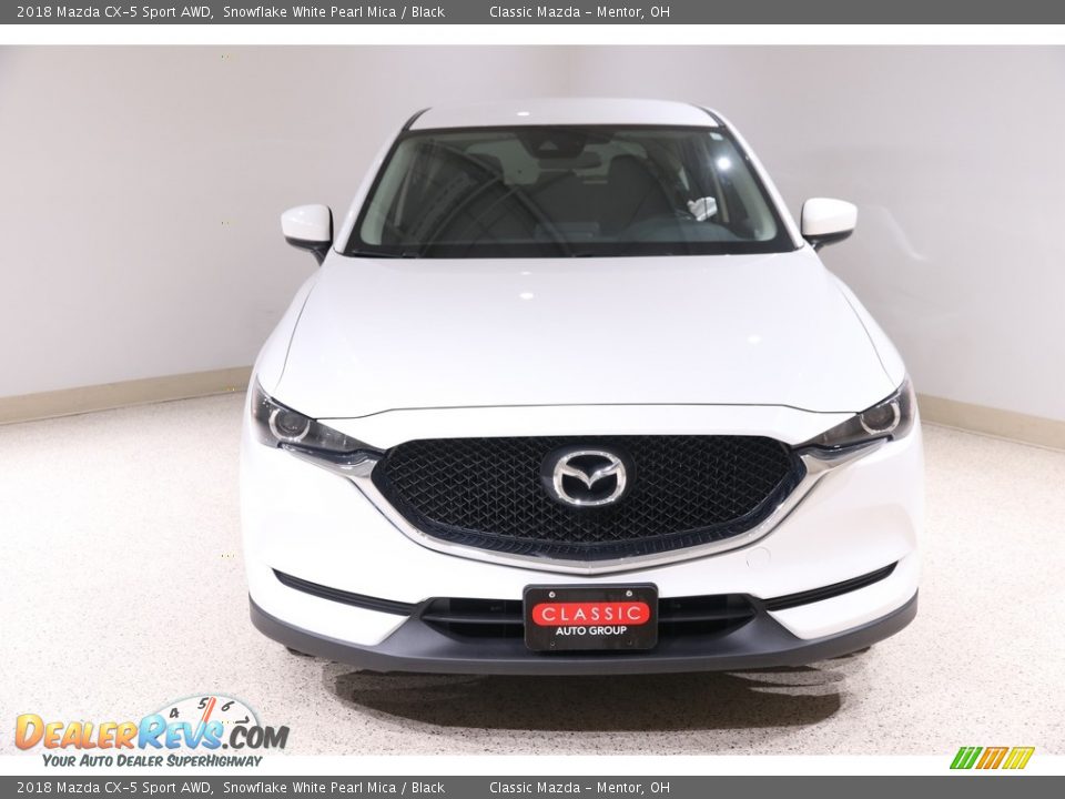 2018 Mazda CX-5 Sport AWD Snowflake White Pearl Mica / Black Photo #2