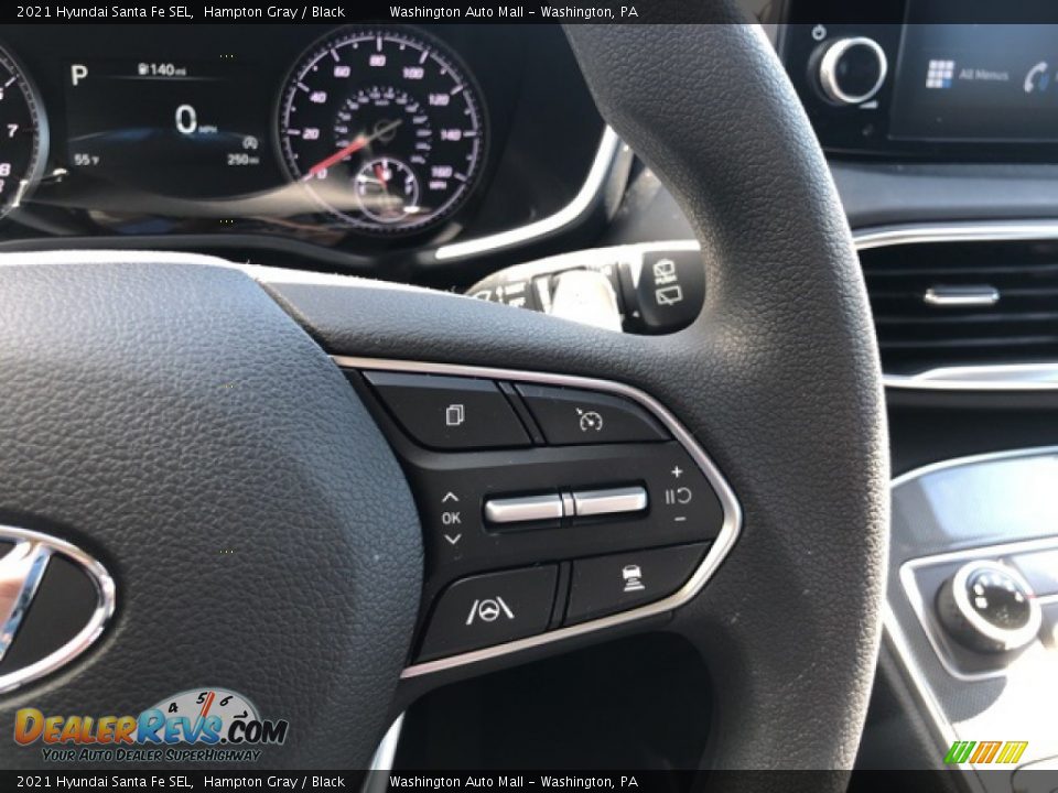 2021 Hyundai Santa Fe SEL Steering Wheel Photo #11
