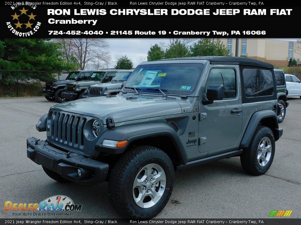 2021 Jeep Wrangler Freedom Edition 4x4 Sting-Gray / Black Photo #1