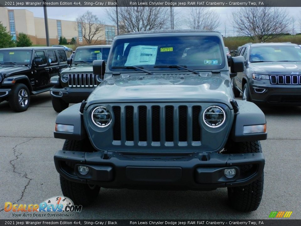 2021 Jeep Wrangler Freedom Edition 4x4 Sting-Gray / Black Photo #2