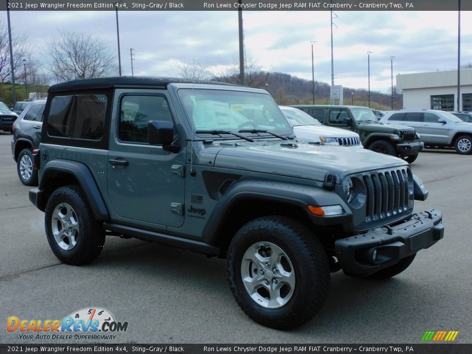 2021 Jeep Wrangler Freedom Edition 4x4 Sting-Gray / Black Photo #3