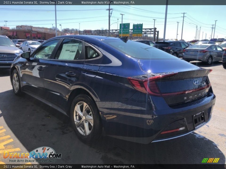 2021 Hyundai Sonata SE Stormy Sea / Dark Gray Photo #3