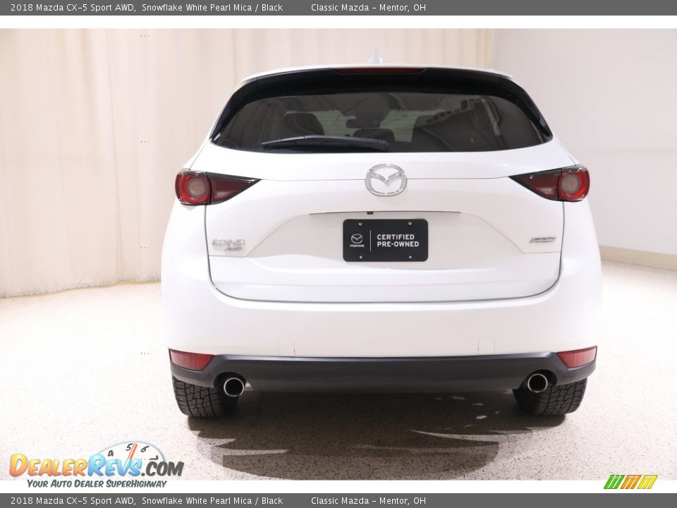 2018 Mazda CX-5 Sport AWD Snowflake White Pearl Mica / Black Photo #17