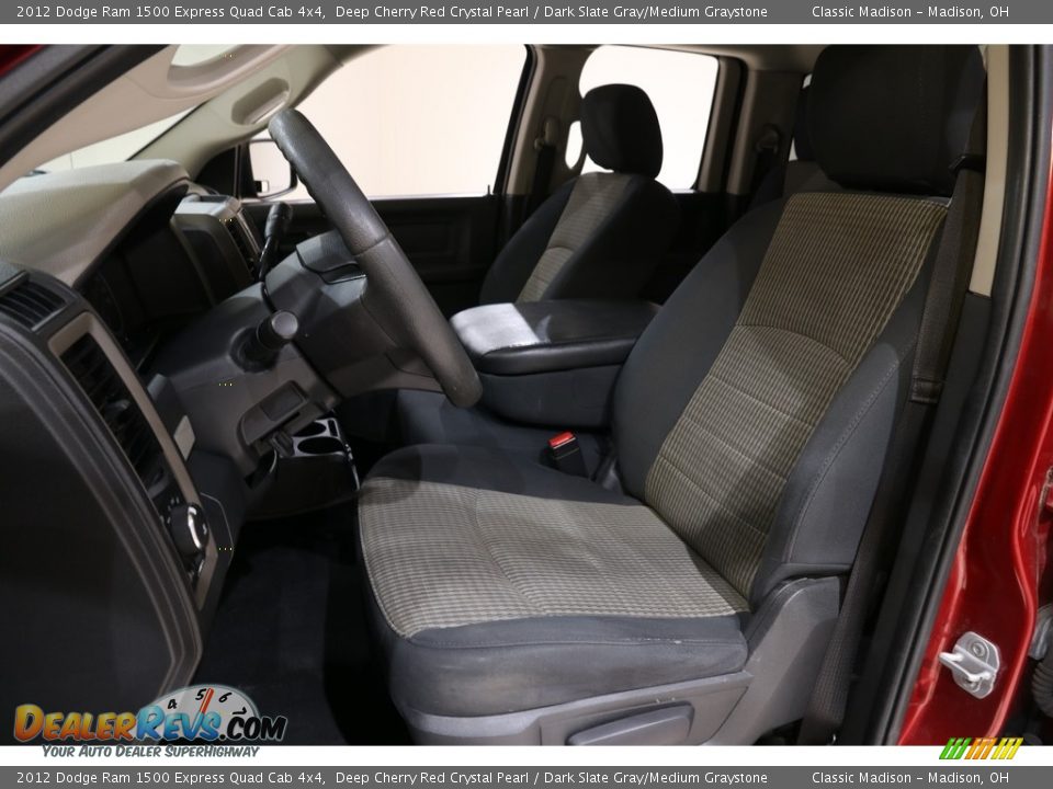 2012 Dodge Ram 1500 Express Quad Cab 4x4 Deep Cherry Red Crystal Pearl / Dark Slate Gray/Medium Graystone Photo #5