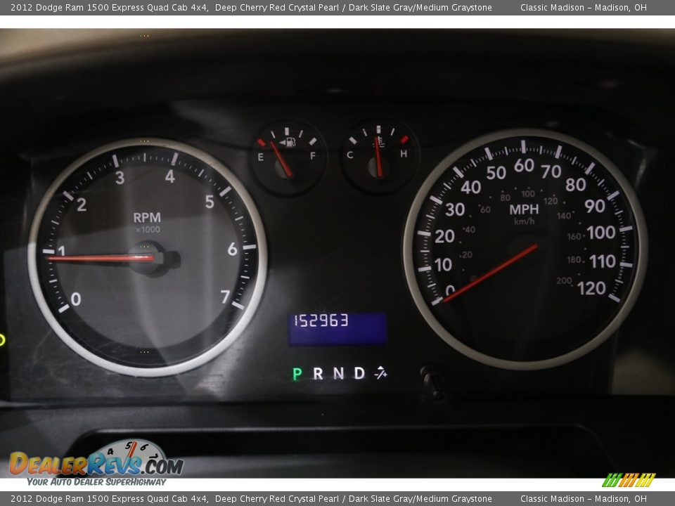 2012 Dodge Ram 1500 Express Quad Cab 4x4 Deep Cherry Red Crystal Pearl / Dark Slate Gray/Medium Graystone Photo #8