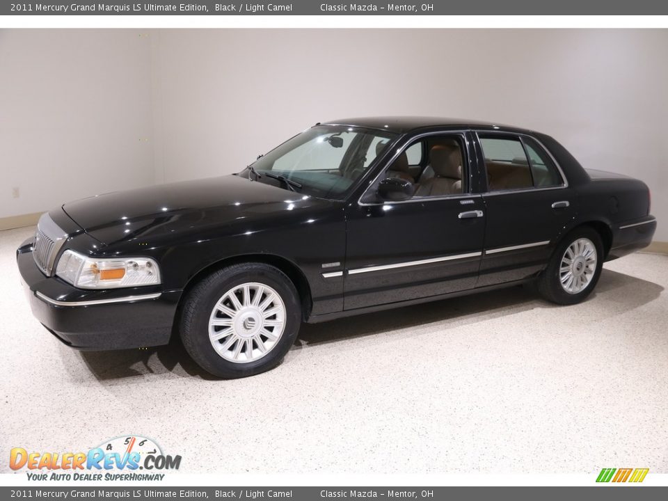 2011 Mercury Grand Marquis LS Ultimate Edition Black / Light Camel Photo #3