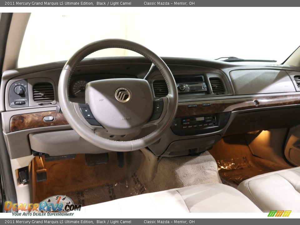 2011 Mercury Grand Marquis LS Ultimate Edition Black / Light Camel Photo #7