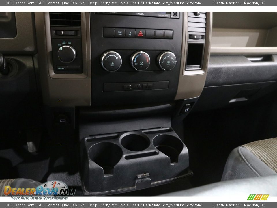 2012 Dodge Ram 1500 Express Quad Cab 4x4 Deep Cherry Red Crystal Pearl / Dark Slate Gray/Medium Graystone Photo #15