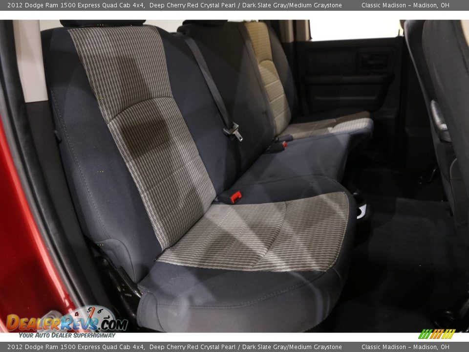 2012 Dodge Ram 1500 Express Quad Cab 4x4 Deep Cherry Red Crystal Pearl / Dark Slate Gray/Medium Graystone Photo #17